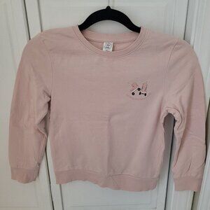 Girls Light Pink Sweatshirt 8-9 Y
